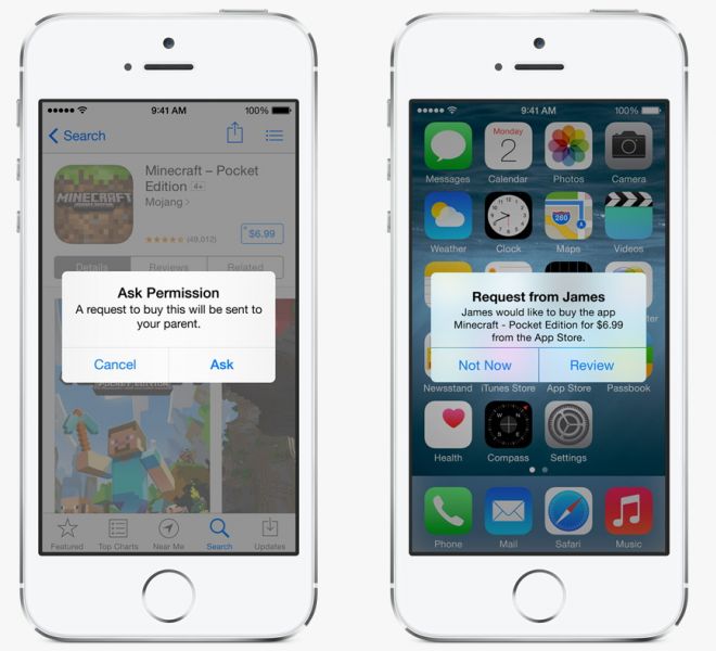 iOS 8 Family Sharing